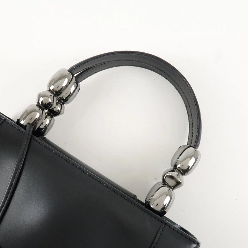 ❤️Authentic Christian Dior Enamel Leather Maris Pearl Hand Bag❤️ - Picture 6 of 16